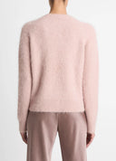 VINCE BRUSHED ALPACA-BLEND KNIT LIGHT PINK