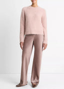 VINCE BRUSHED ALPACA-BLEND KNIT LIGHT PINK