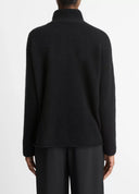 VINCE BOXY TURTLENECK BLACK