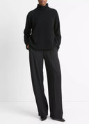 VINCE BOXY TURTLENECK BLACK