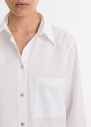 VINCE RELAXED STRAIGHT SHIRT WHITE
