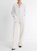 VINCE RELAXED STRAIGHT SHIRT WHITE