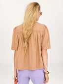 CHLOÉ SHORT SLEEVE SHIRT REEF SHELL