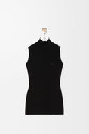 LOEWE HIGH NECK TOP BLACK