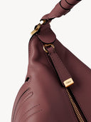 CHLOÉ SMALL MARCIE SHOULDER BAG DARK VELVET