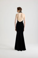 PATOU HALTERNECK DRESS BLACK
