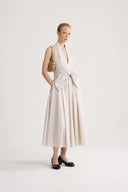 PATOU HALTERNECK MDI KNOT DRESS