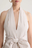 PATOU HALTERNECK MDI KNOT DRESS