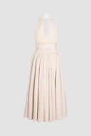 PATOU HALTERNECK MDI KNOT DRESS