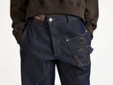 JW ANDERSON TWISTED WORKWEAR DENIM INDIGO