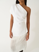 THE GARMENT GLAM ASYMMETRIC TOP CREAM
