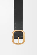 LOEWE ROUNDED SOFT BELT 3.5CM BLACK