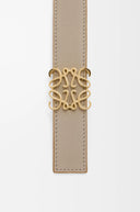 LOEWE REVERSIBNLE ANAGRAM BELT CLAY/GOLD