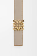 LOEWE REVERSIBNLE ANAGRAM BELT CLAY/GOLD