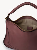 CHLOÉ SMALL MARCIE SHOULDER BAG DARK VELVET
