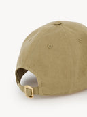 CHLOÉ SIGNATURE LOGO CAP KHAKI