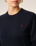 AMI PARIS AMI DE COEUR PULL DARK BLUE