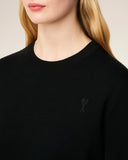 AMI PARIS ADC PULL TONAL BLACK