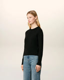 AMI PARIS ADC PULL TONAL BLACK