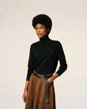 AMI PARIS ADC TURTLENECK TONAL BLACK