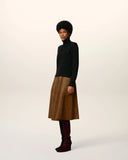 AMI PARIS ADC TURTLENECK TONAL BLACK