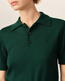 AMI PARIS ADC POLO BOTTLE GREEN