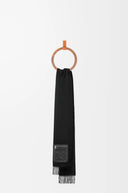 LOEWE ANAGRAM PATCH SCARF BLACK