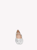 GIANVITO ROSSI CARLA BALLERINA SILVER