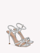 GIANVITO ROSSI JUNO SANDAL SILVER 10,5 CM