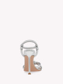 GIANVITO ROSSI JUNO SANDAL SILVER 10,5 CM