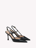 GIANVITO ROSSI ASCENT SLINGBACK PUMP 8,5CM BLACK