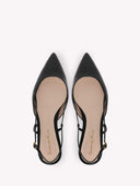 GIANVITO ROSSI ASCENT SLINGBACK MULE BLACK