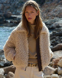 HEMISPHERE CURLY JACKET LIGHT BEIGE