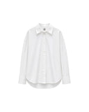 TOTEME BOXY POPLIN SHIRT WHITE