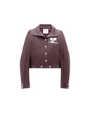 COURRÈGES REEDITION VINYL JACKET BURGDY