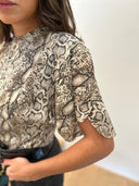 ISABEL MARANT KARLITA BLOUSE PYTHON PRINT