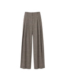IRO KOFFA CHECK TROUSER MIXED BROWN