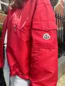 MONCLER HEMAR SHORT PARKA RED