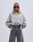 DARKPARK ALVA CROPPED SWEATSHIRT GREY