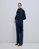 DARKPARK DETACHABLE SCARF SHIRT CHECKERED