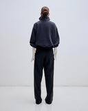 DARKPARK RONDA PLEATED BELTED TROUSER DARK GREY