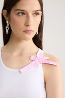 PATOU KNOT TANK TOP WHITE