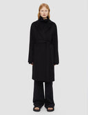 JOSEPH CENDA WOOL COAT BLACK