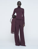 JOSPEH TURTLENECK SILK MARASCHINO