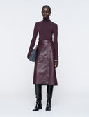 JOSPEH TURTLENECK SILK MARASCHINO