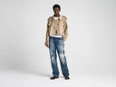 JW ANDERSON CROPPED BELTED TRENCH BEIGE