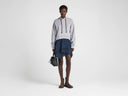 JW ANDERSON CURVED HEM HOODIE GREY