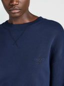 JW ANDERSON SWEATSHIRT RIBBON ANCHOR NAVY