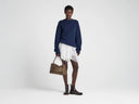 JW ANDERSON SWEATSHIRT RIBBON ANCHOR NAVY