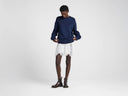 JW ANDERSON SWEATSHIRT RIBBON ANCHOR NAVY